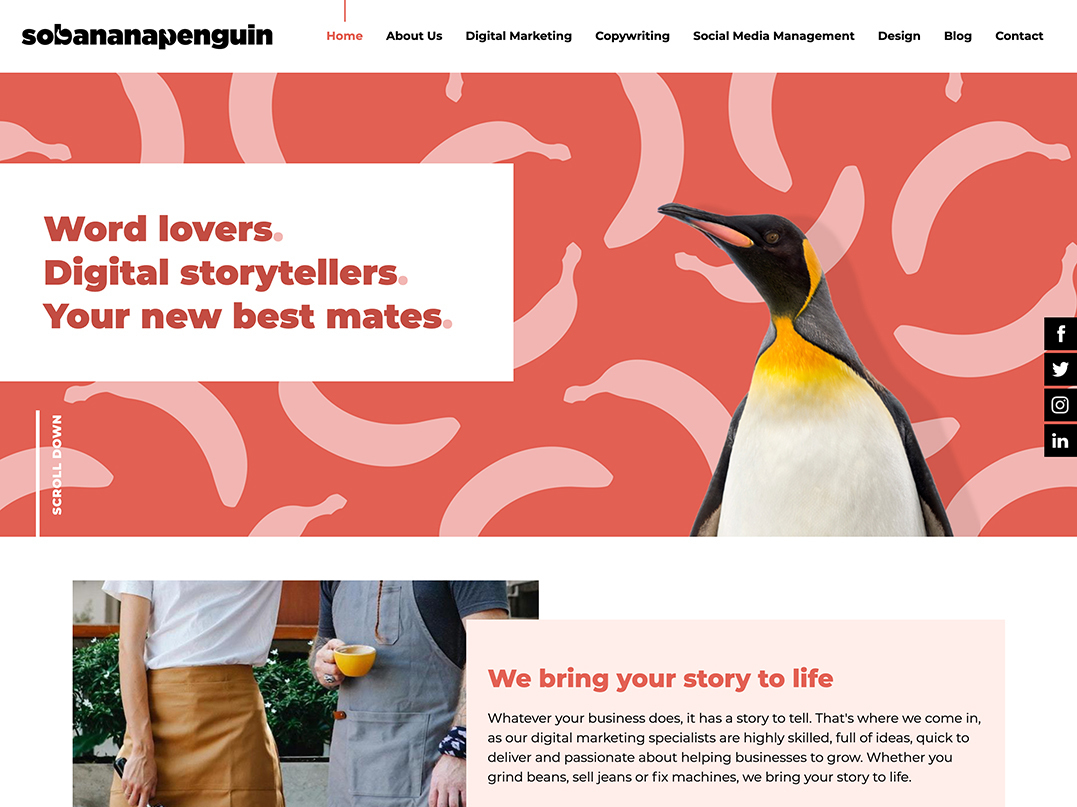 So Banana Penguin website